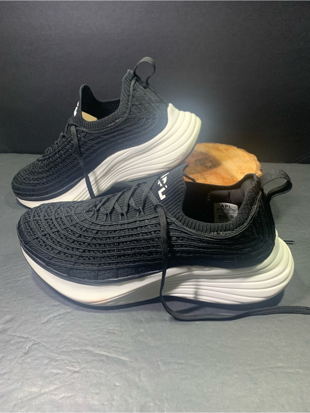 APL Techloom Zipline Women’s Running Walking Sneakers Black Shoe Size- 9